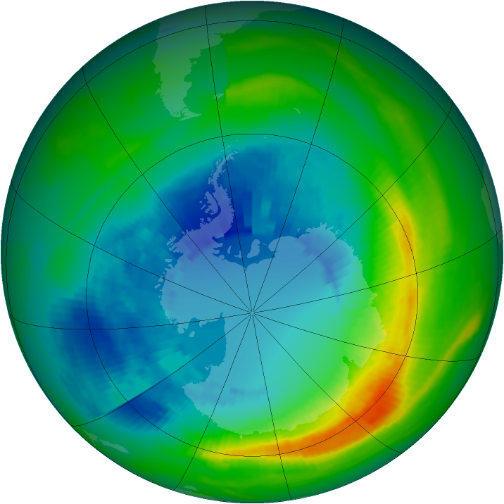 Ozone Map 1988-09-02